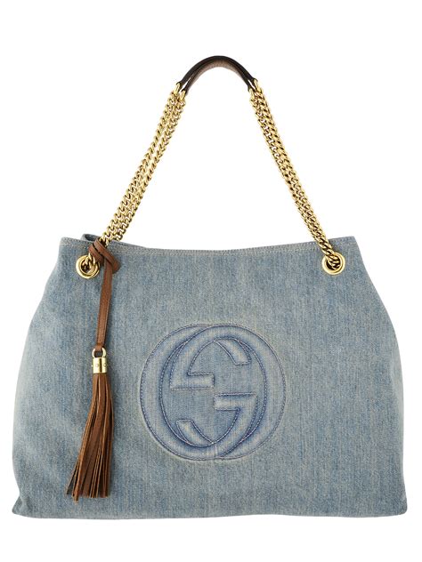 gucci borsa denim|gucci denim collection.